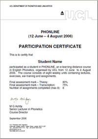 participation certificate